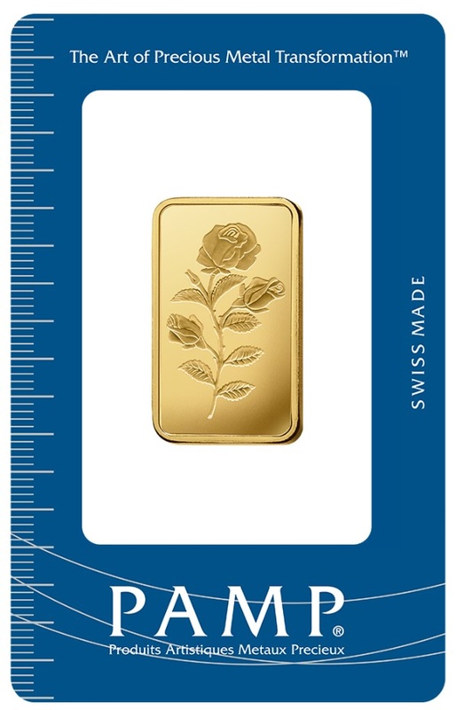 PAMP Rosa 20 Gram Gold Bar Minted