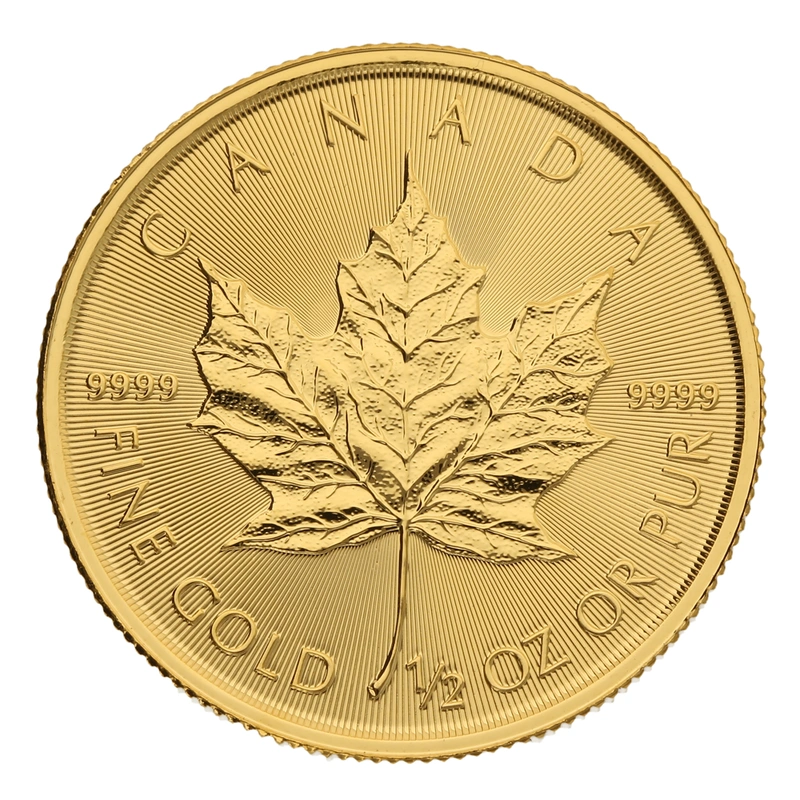 2022 Half Ounce Gold Maple