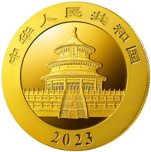 Moeda de Ouro de 8g - Panda Chinês 2023