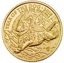 Moedas de Ouro de 1/4 oz da Royal Mint £25