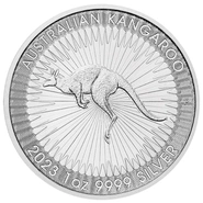 Moeda de prata de 1oz  - canguru australiano 2023