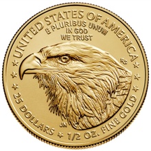 Moeda de Ouro Águia Americana de 1/2oz 2023