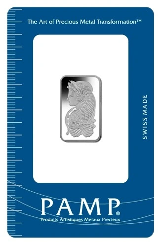 10g Palladium Bar PAMP Lady Fortuna