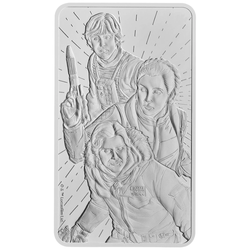 10oz Silver Bar Star Wars Light Side