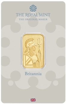 Barra de Ouro 10g Britannia Minted