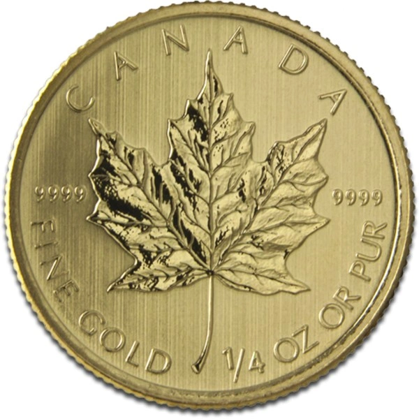 1/4oz Canadian Maple Leaf Gold Coin Best Value