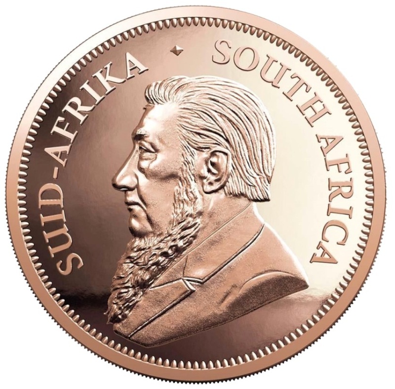 Moeda de meia onça Krugerrand de 2022