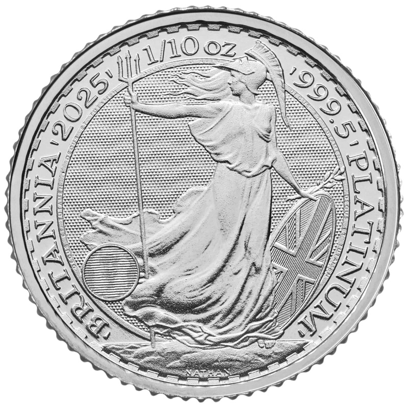 2025 1/10oz Platinum Britannia Coin