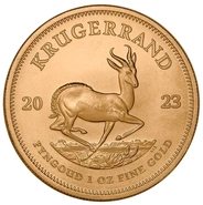 Moeda de Ouro Krugerrand de 1 Onça 2023