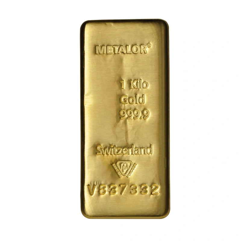 1kg Gold Bar Metalor