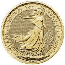 Moeda Britania 1onça de ouro da Coroação 2023