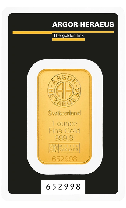 Argor-Heraeus 1oz Gold Bar