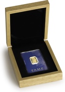Barra de Ouro de 10g PAMP  com caixa de presente