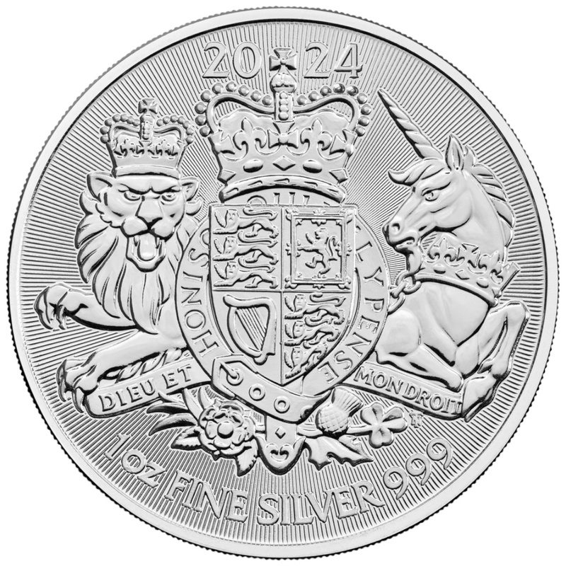 2024 Royal Arms Silver Coin 1oz