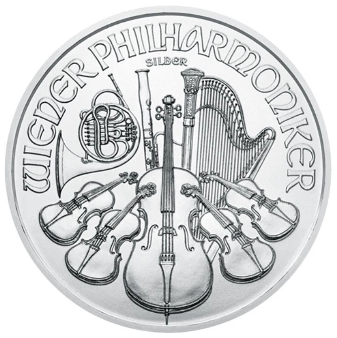 2022 1oz Austrian Philharmonic Silver Coin