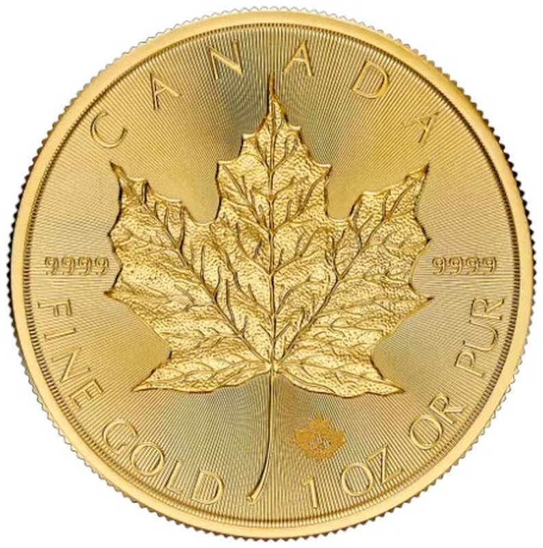 2025 Canadian Maple Leaf Gold Coin 1oz