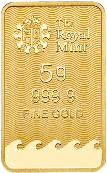 Barra de Ouro 5g Britannia Minted