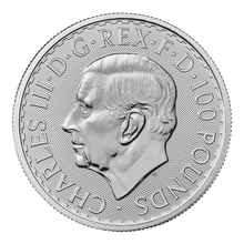 Moeda de Platina Britânia de 1 oz de 2023