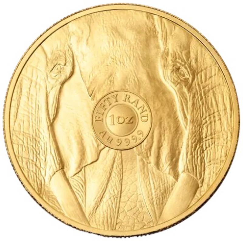 2025 Elephant Gold Coin Big Five Series 1oz