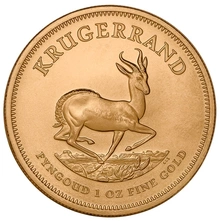 Moeda de Ouro Krugerrand de 1 Onça "Melhor Valor"