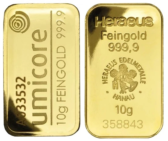 10g Gold Bars (Pre Owned)