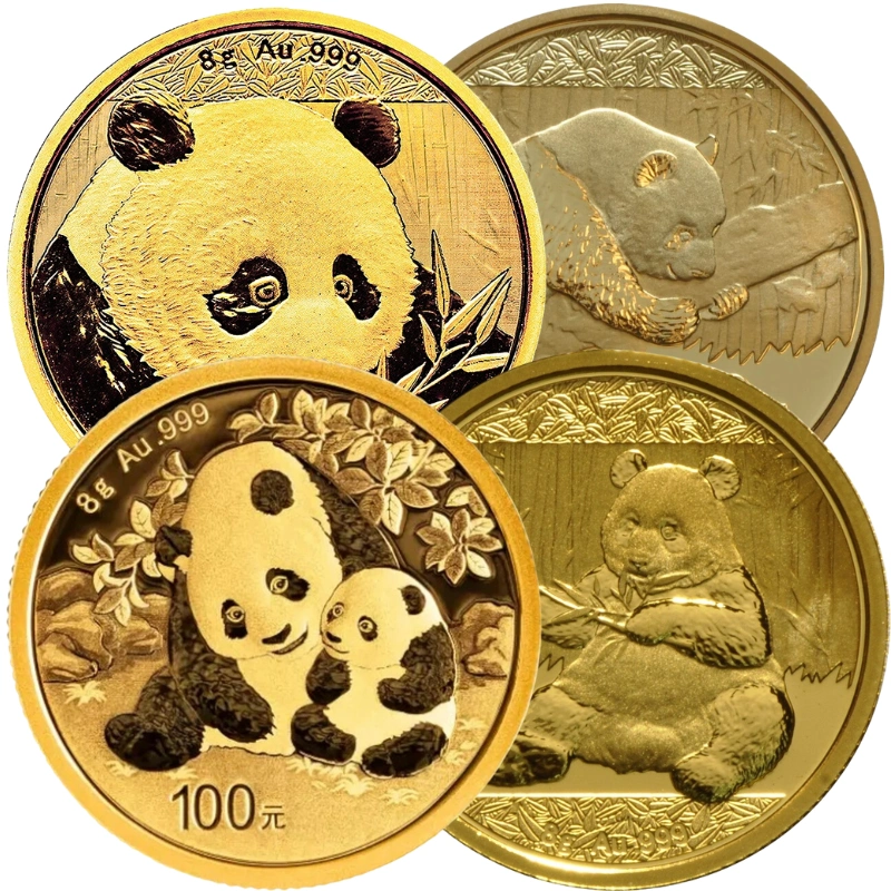 8g Chinese Panda Gold Coin 2016-Present Best Value