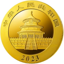 Moeda de Ouro de 15g - Panda Chinês 2023