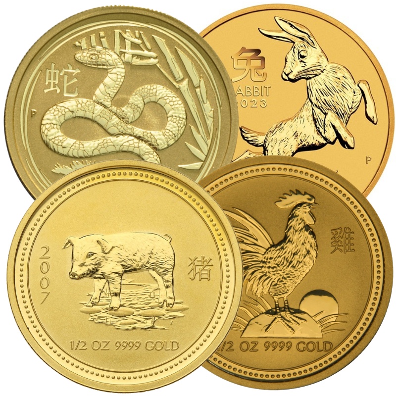 Best Value - Perth Mint Lunar Half Ounce Gold Coin