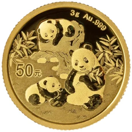 2025 3g Chinese Panda Gold Coin