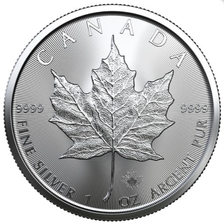 2022 1oz Canadian Maple Silver Coin