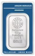 100 Gram Palladium Bars