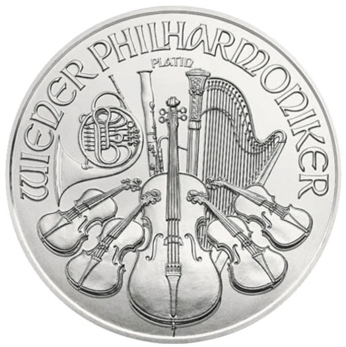 2022 1oz Austrian Philharmonic Platinum Coin