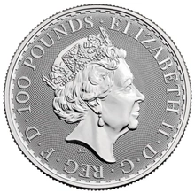 Moeda de Platina Britânia de 1 oz de 2022