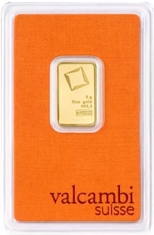 Valcambi 5 Gram Gold Bar