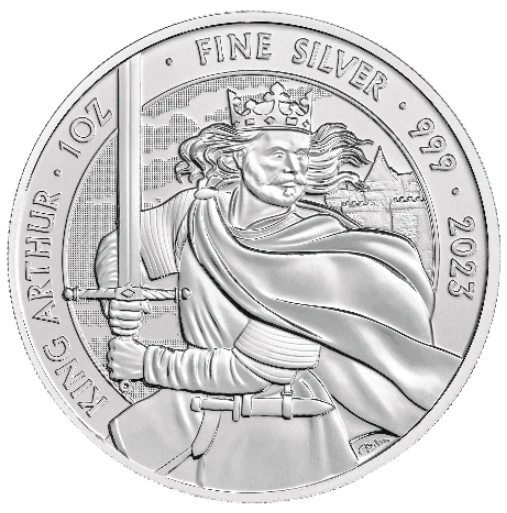 2023 King Arthur Myths & Legends 1oz Silver Coin