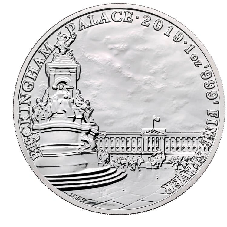 2019 Silver 1oz Buckingham Palace - Landmarks of Britain