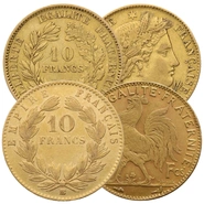 Gold French Francs