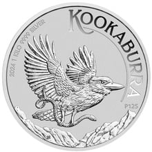 Moeda de Prata de 1kg da Kookaburra Australiana de 2024