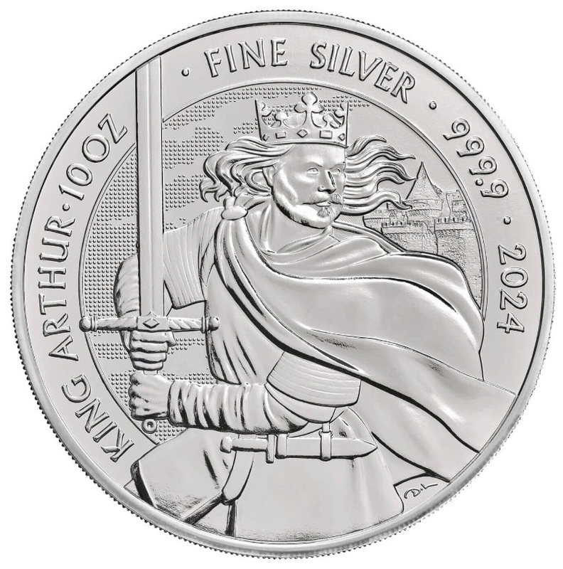 2024 King Arthur Myths & Legends 10oz Silver Coin