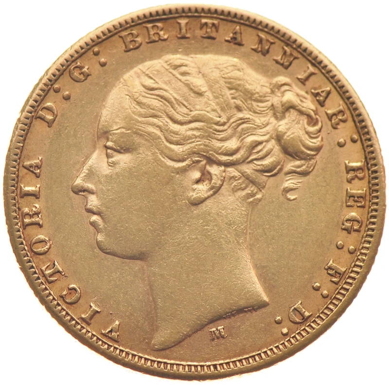 Gold Sovereign - Victoria Young Head