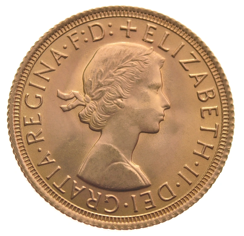 Gold Sovereign - Elizabeth II Young Head