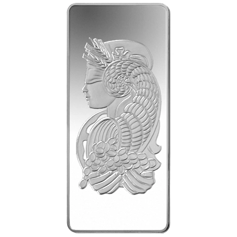 500g Silver Bar PAMP Lady Fortuna Minted