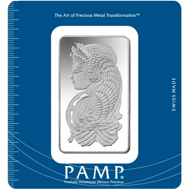 PAMP 100 Gram Silver Bar Minted