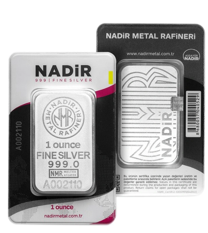 Nadir 1oz Silver Minted Bar